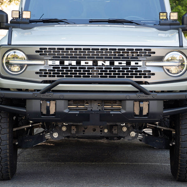 2021-22 Ford Bronco | Factory Front Bumper License Relocation Bracket | center