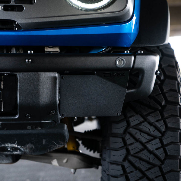 2021-22 Ford Bronco | Factory Front Bumper License Relocation Bracket | side