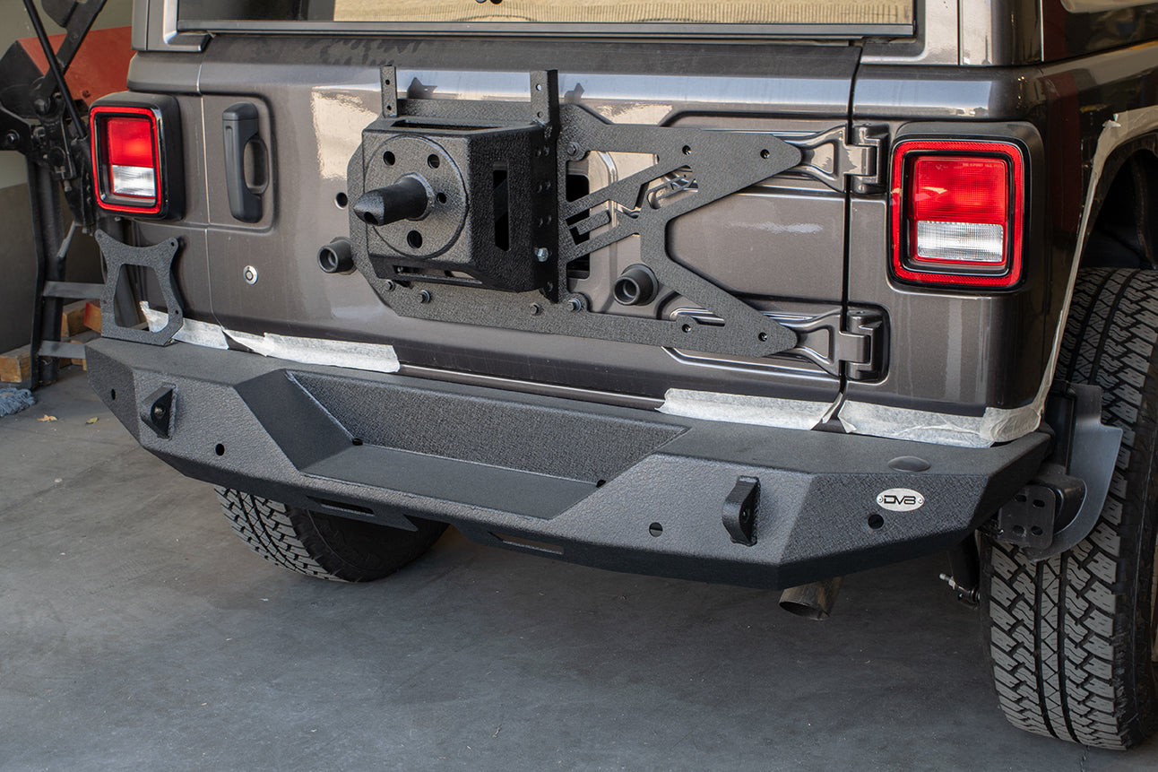 2018-22 Jeep JL Rear Bumper With License Plate Bracket