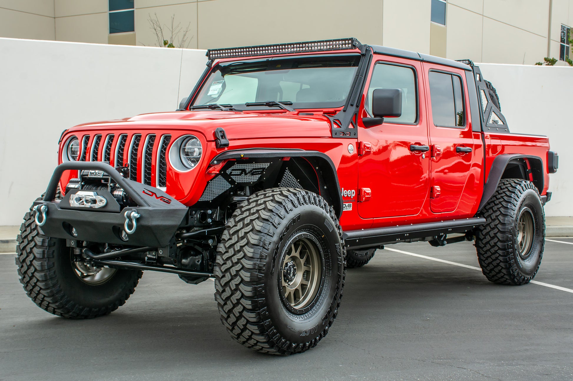 2020-2024 Jeep Gladiator JT Rock Sliders With Step