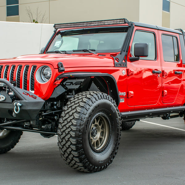 2020-2024 Jeep Gladiator JT Rock Sliders With Step