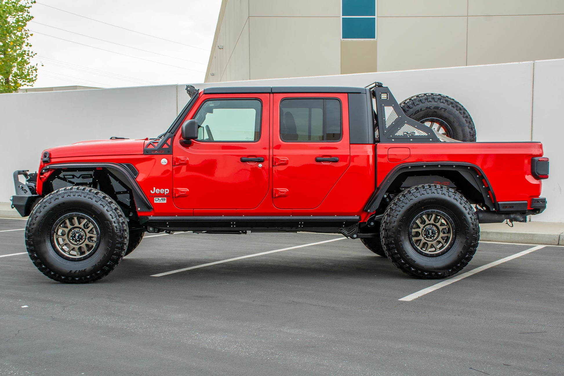 2020-2024 Jeep Gladiator JT Rock Sliders With Step