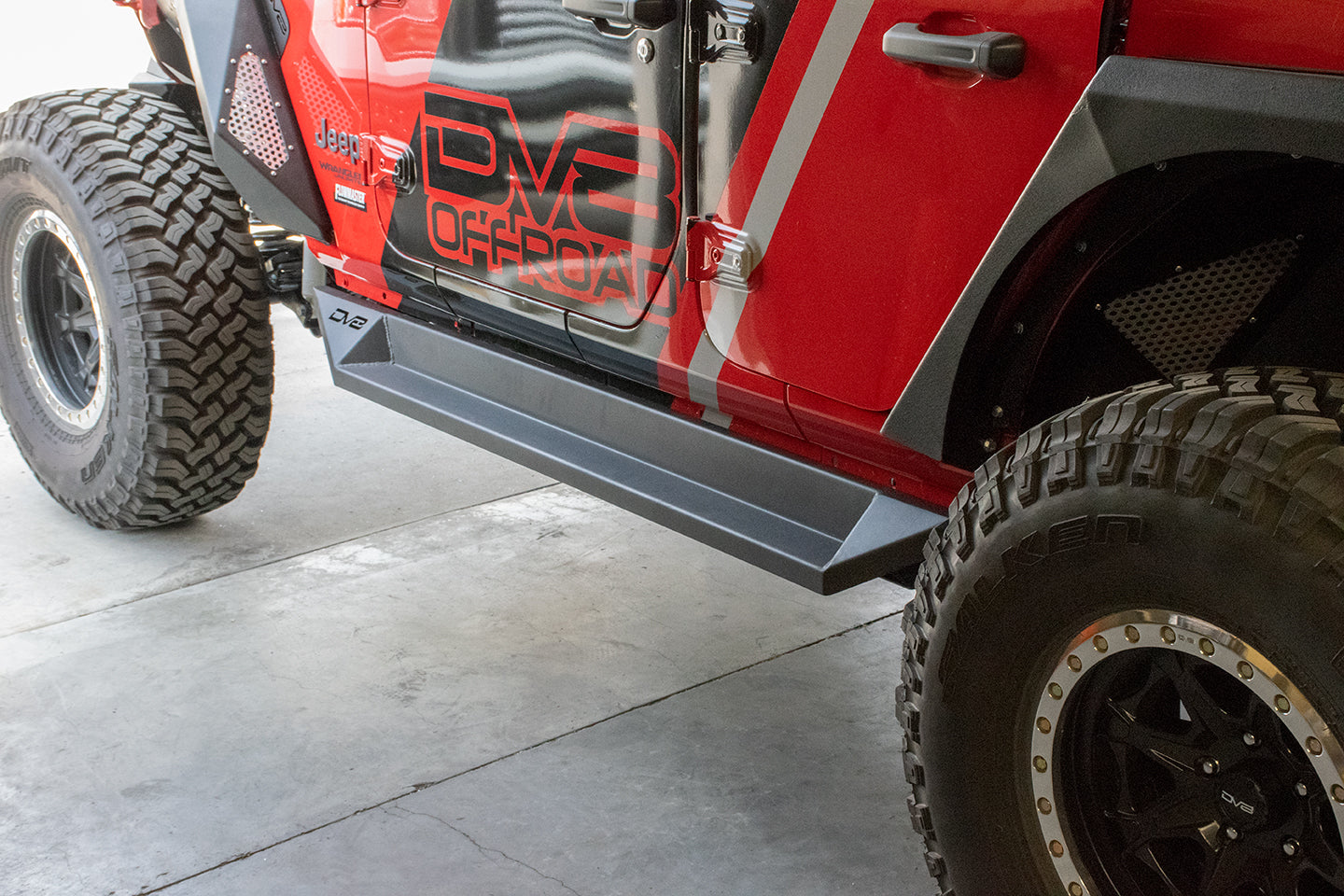 2018-22 Jeep JL 4-Door Plated Sliders With Step