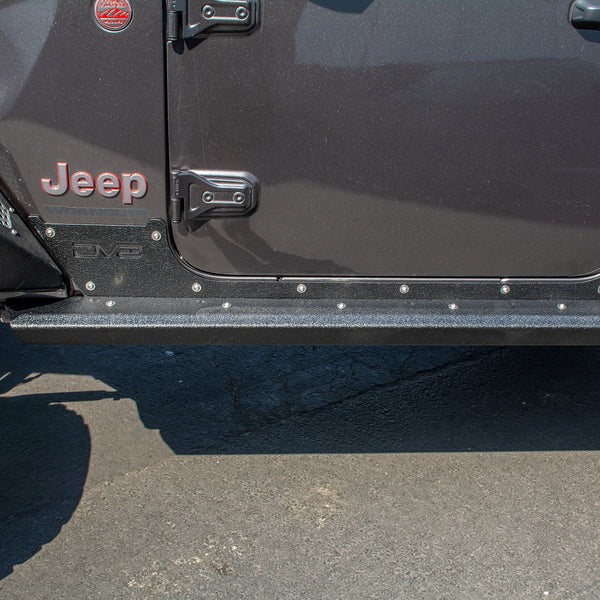 2018-22 Jeep JL 2-Door Rock Sliders With Rock Skins