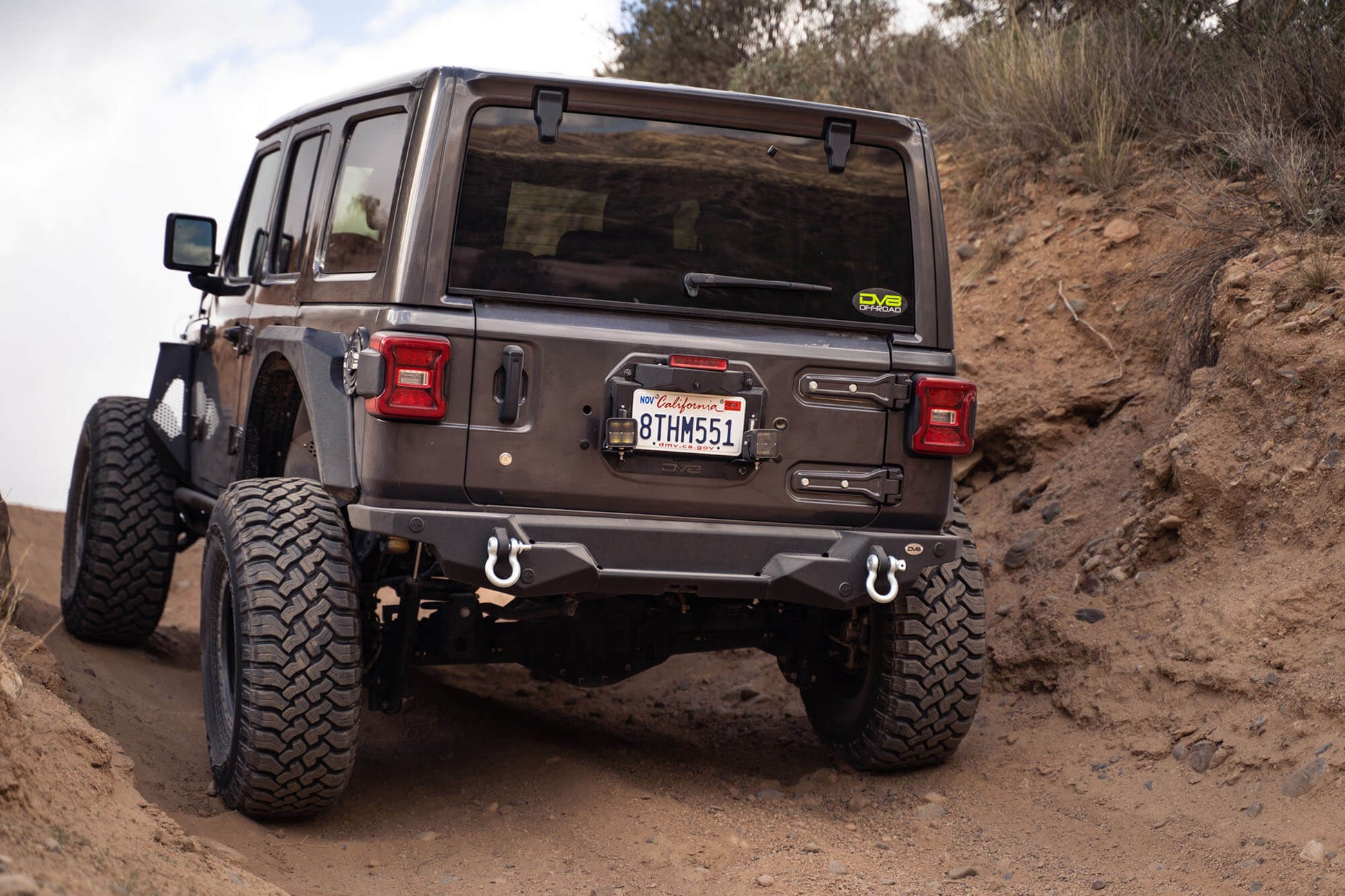 2018-22 Jeep Wrangler JL Spare Tire Delete With Light Mounts