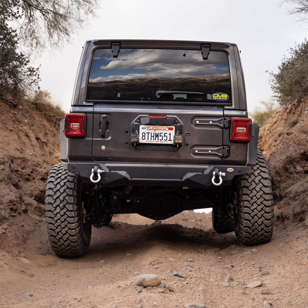 2018-22 Jeep Wrangler JL Spare Tire Delete With Light Mounts