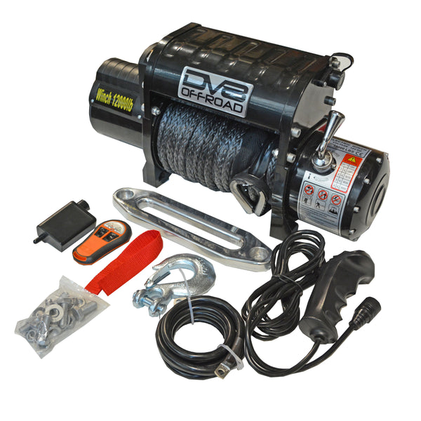 12,000 Lbs. Winch | Synthetic Rope