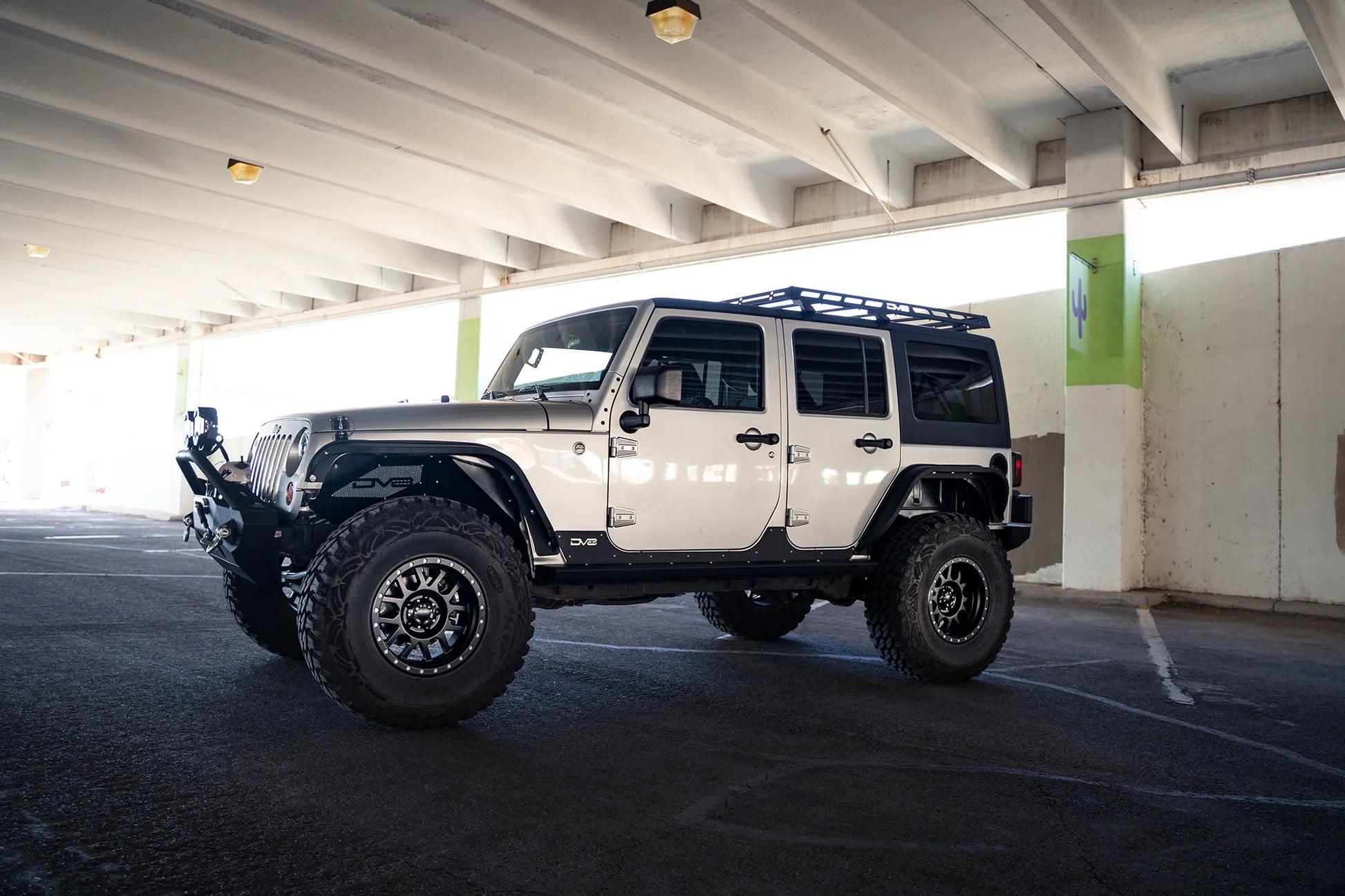 2007-2018 Jeep Wrangler JK Half-Length Roof Rack