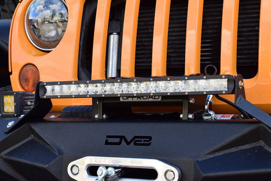 Single Row LED Light Bar with Chrome Face