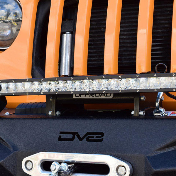 Single Row LED Light Bar With Chrome Face